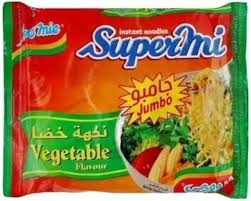 اندومى جامبو كيس 100 جم سوبر مى بنكهة الخضار الحار