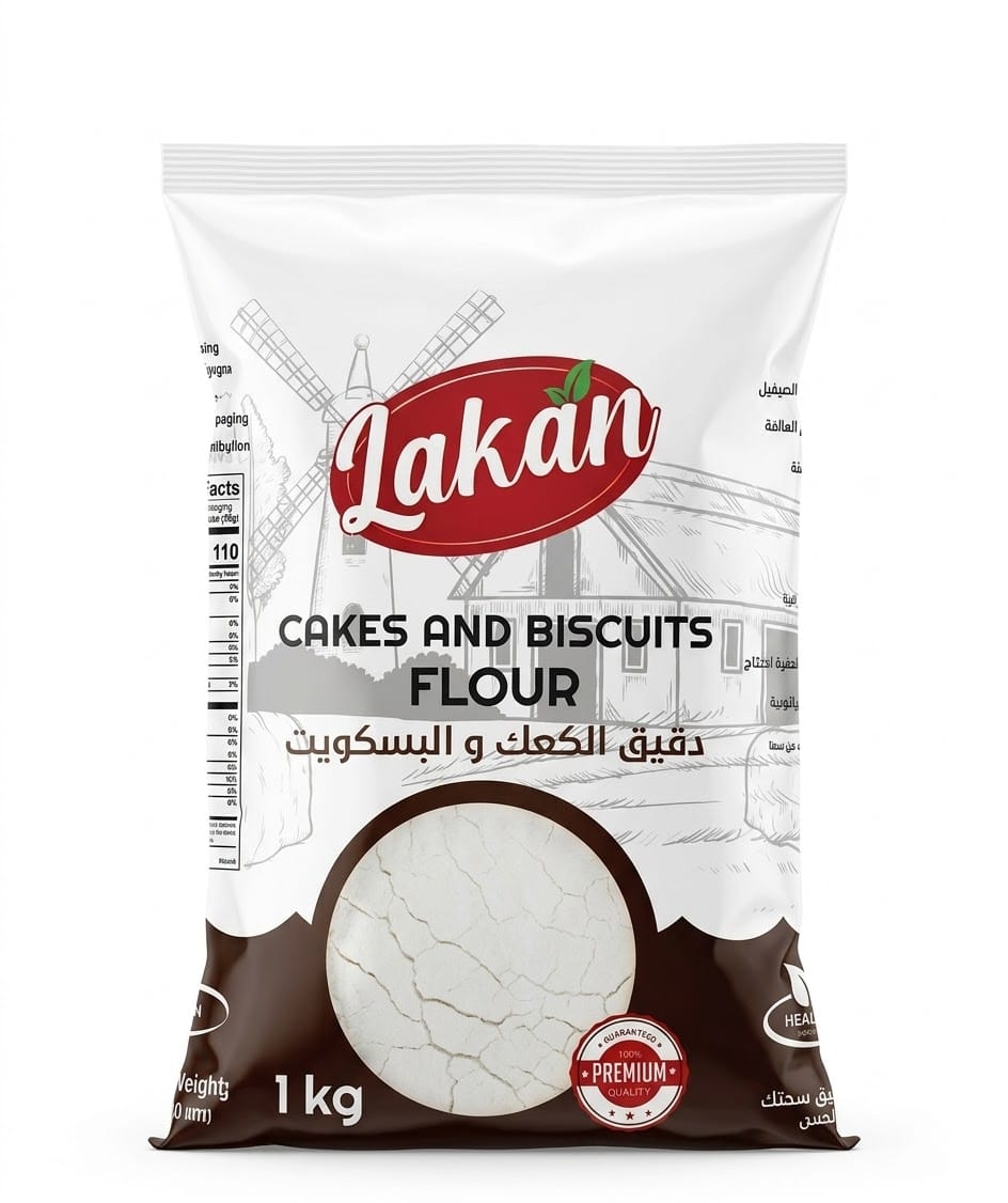 لاكان دقيق الكعك و البسكويت كيس 1 كجم