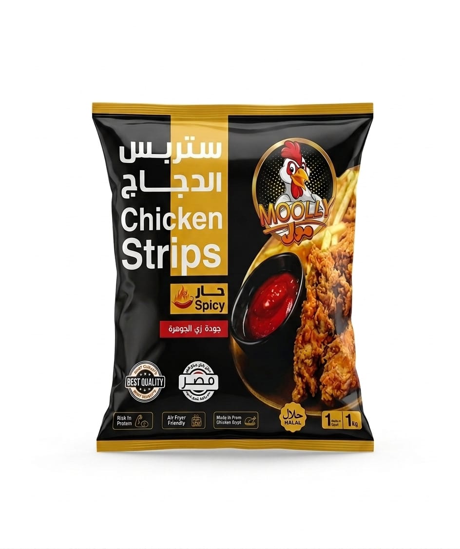 مولى ستريبس دجاج حار كيس 900 جم