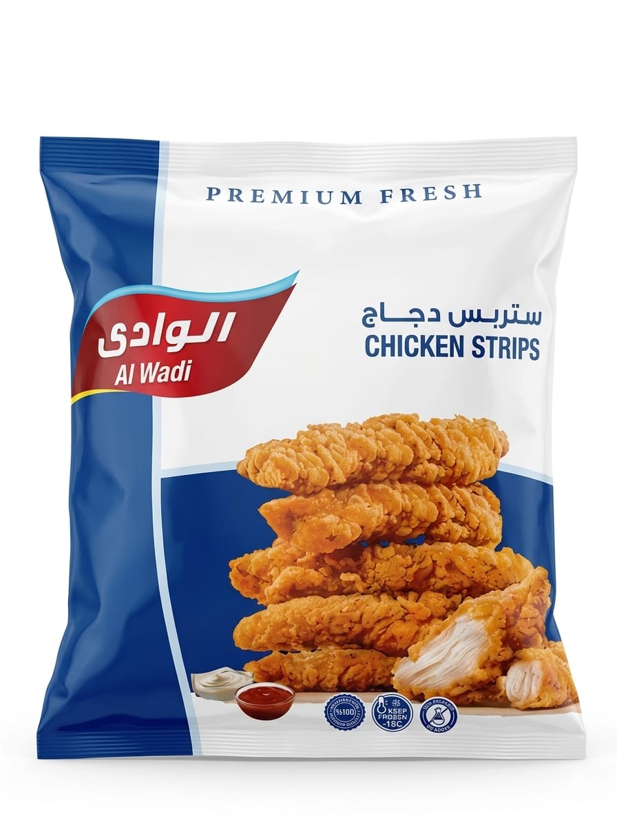 الوادى تشيكن ستريبس بارد كيس 900 جم