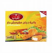 اطياب بانيه دجاج حار علبة 8 قطع 400 جم