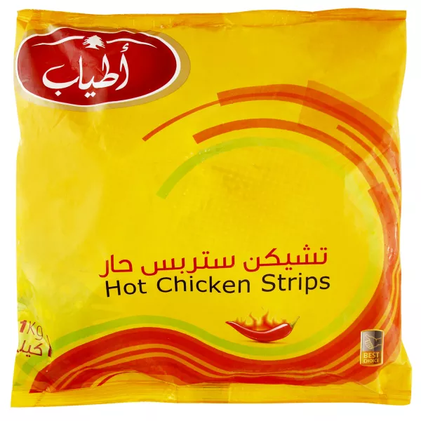 اطياب تشيكن ستريبس كاترينج حار كيس 1 كجم