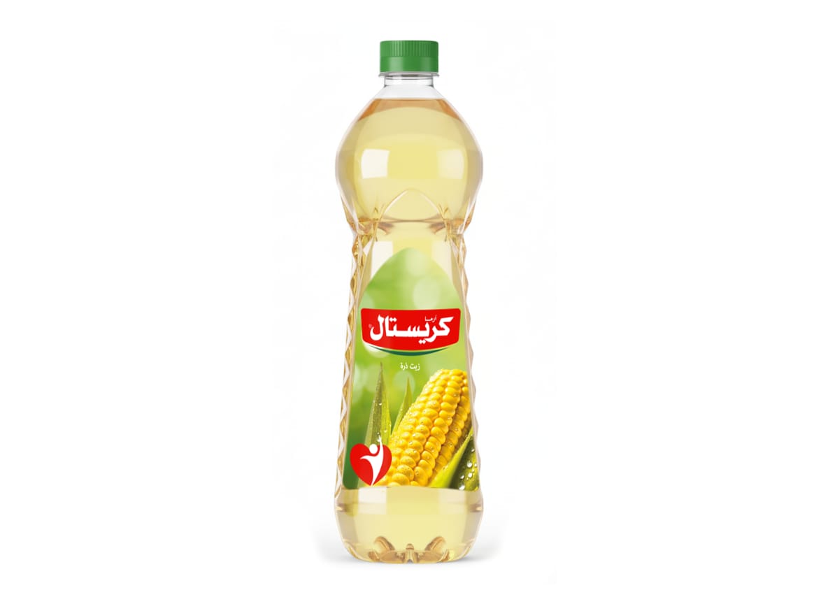 كريستال زيت ذرة 1 لتر / 700 مل