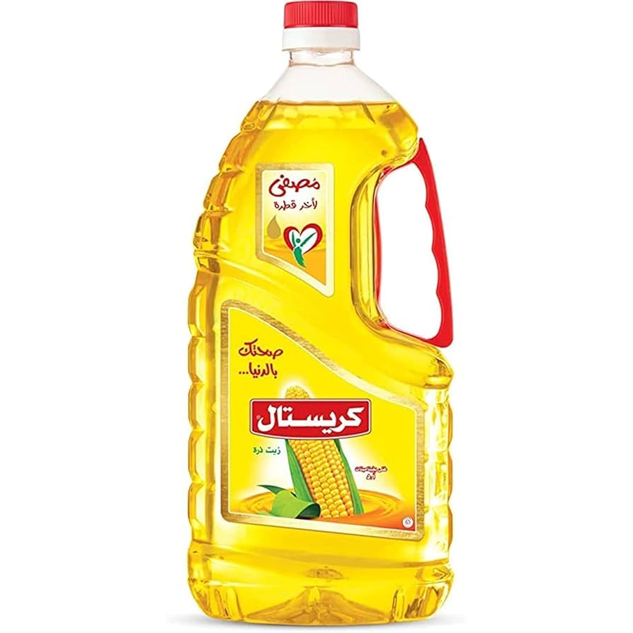 كريستال زيت ذرة 4 لتر / 3.5 لتر