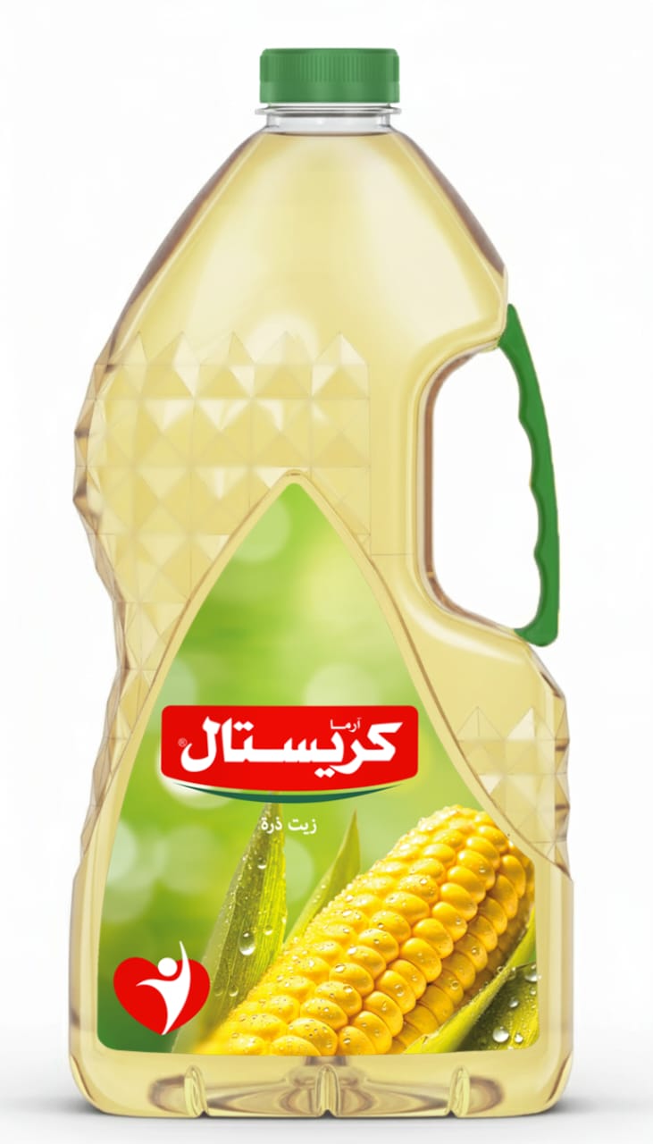 كريستال زيت ذرة 2 لتر / 1.6 لتر