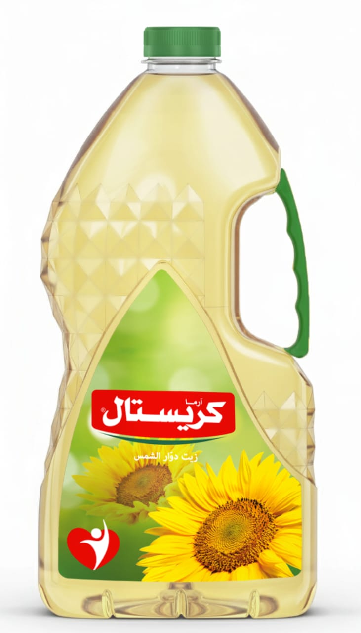 كريستال زيت عباد 2 لتر / 1.6 لتر