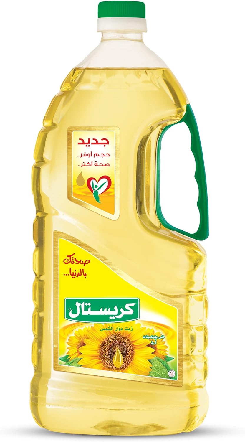 كريستال زيت عباد 3 لتر / 2.2 لتر