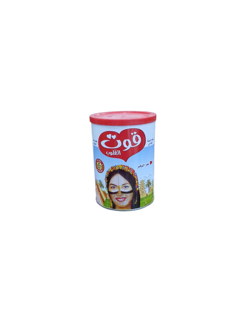 قوت القلوب سمنة 1 كجم / 650 جم ابيض