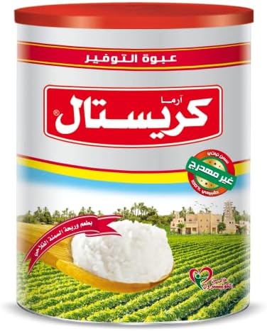 كريستال سمنة 3 كجم / 2.5 كجم ابيض