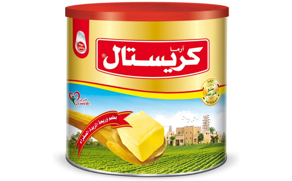كريستال سمنة 2 كجم / 1.5 كجم اصفر