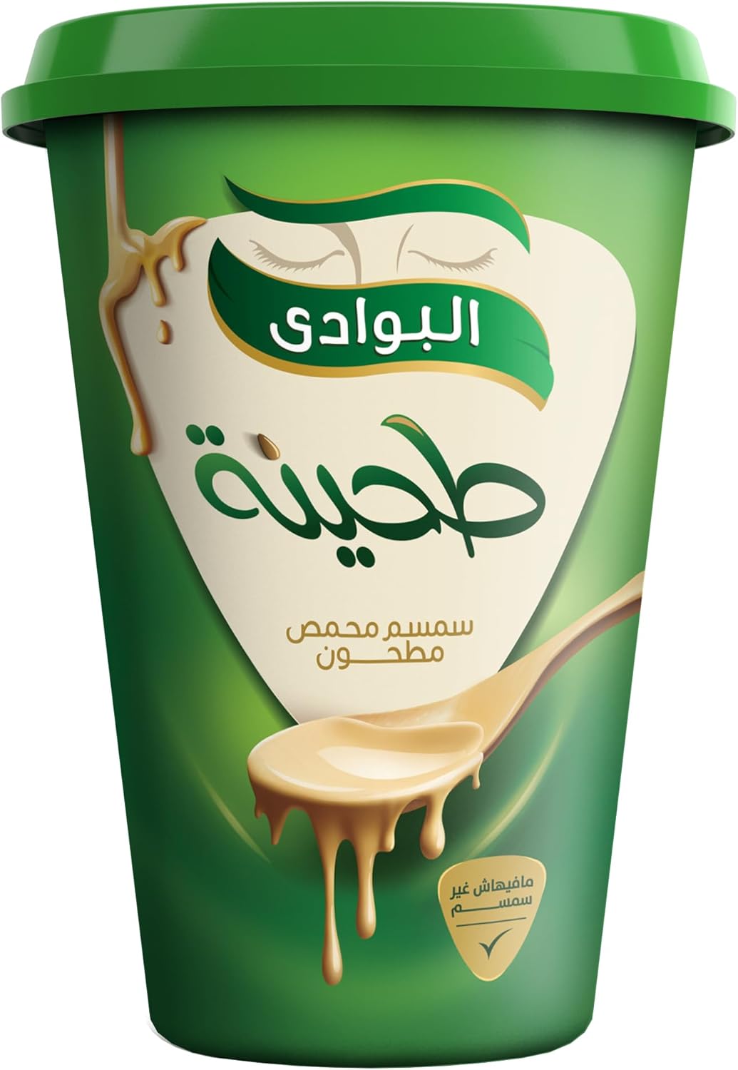 البوادى طحينة بلاستيك 480 جم / 450 جم