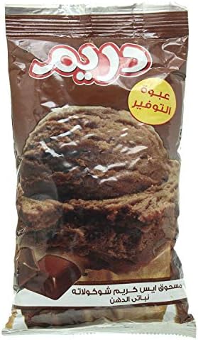 دريم مسحوق ايس كريم شيكولاتة عائلى كيس 160 جم