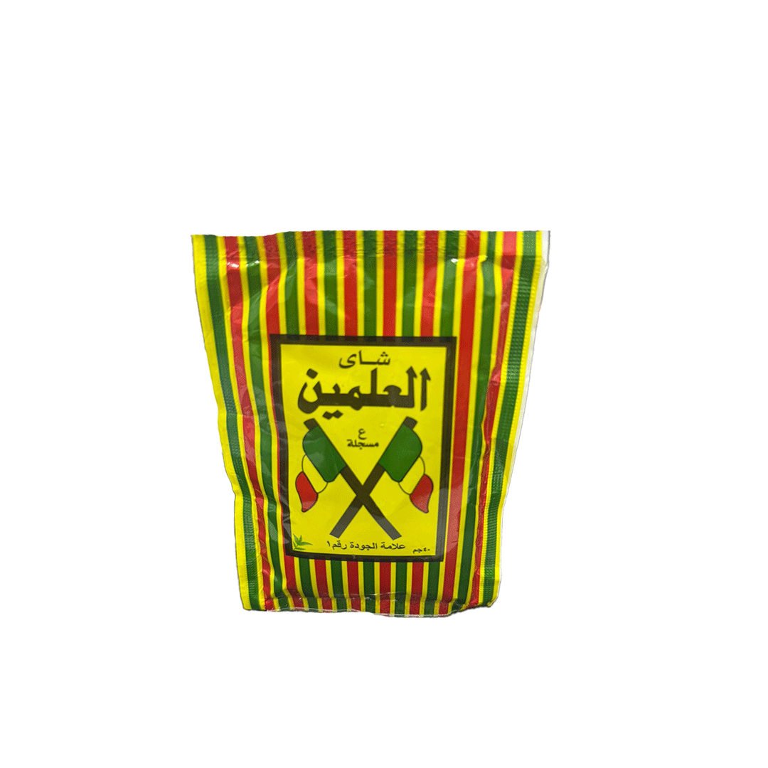 العلمين شاى 40 جم ظرف / باكو شاى كينى اسود ناعم
