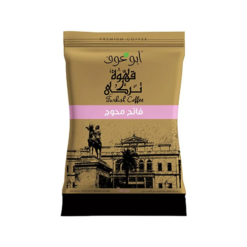 ابو عوف قهوة تركى محوج فاتح كيس 100 جم