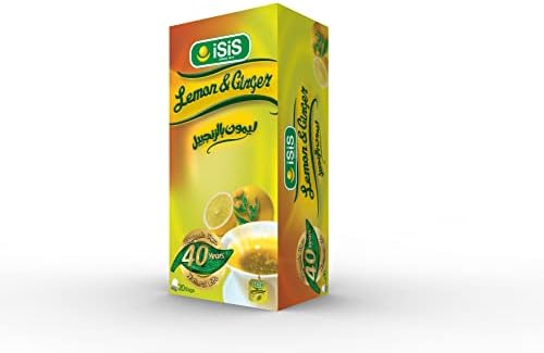 ايزيس 20 فتلة ليمون بالزنجبيل