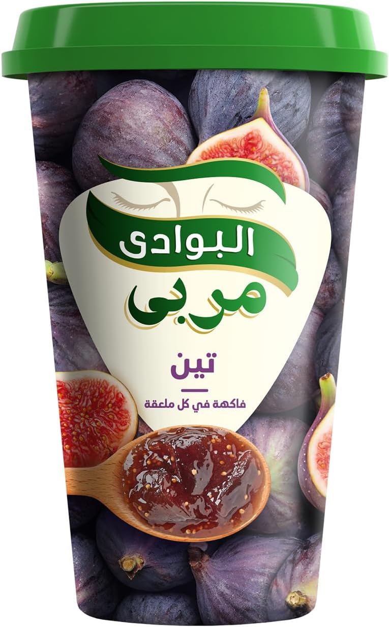 البوادى مربى بلاستيك 365 جم / 350 جم تين