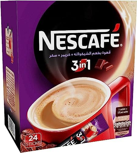 نستله نسكافيه 3 * 1 شيكولاتة ظرف 18 جم