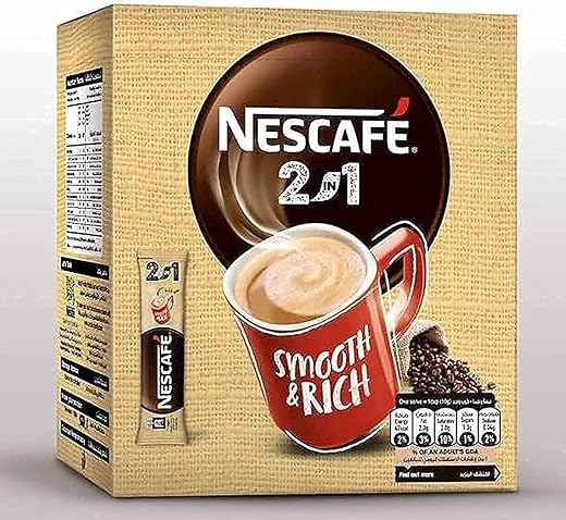 نستله نسكافيه 2 * 1 ظرف 10 جم