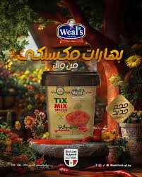 ويلز فوود بهارات مكسيكى برطمان بلاستيك 100 جم