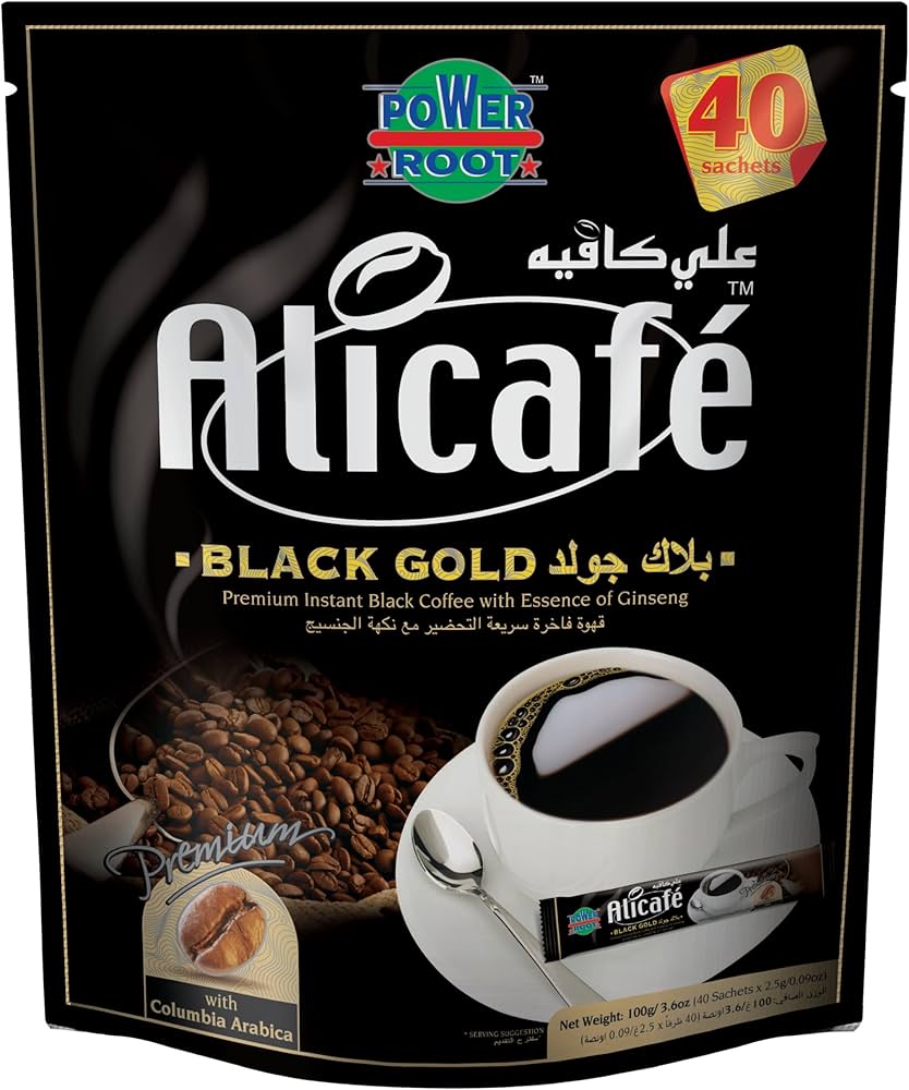 على كافيه قهوة سريعة الذوبان بالجينسينج 5 * 1 ظرف 20 جم
