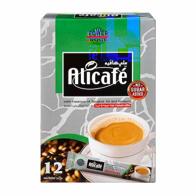 على كافيه قهوة سريعة الذوبان بالجينسينج 4 * 1 ظرف 12 جم